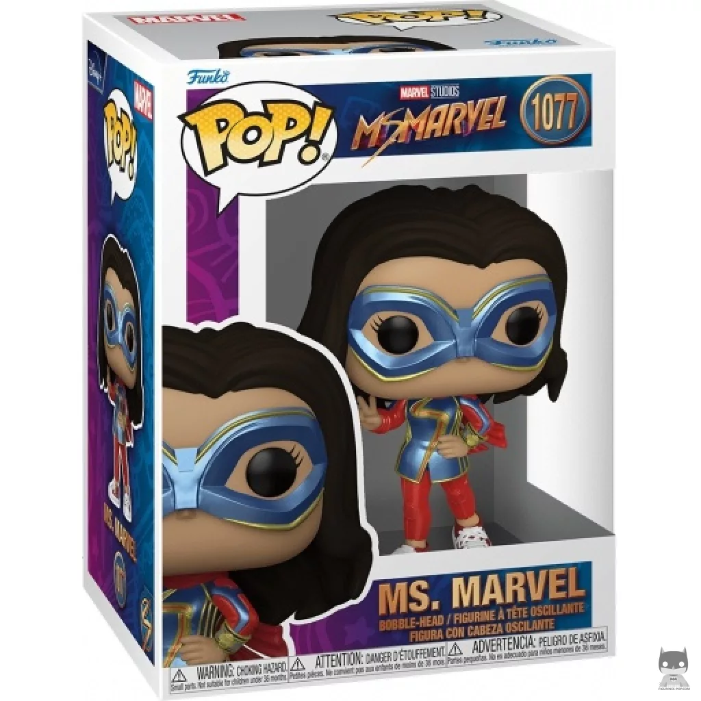 Ms. Marvel Funko Pop! figure in its box