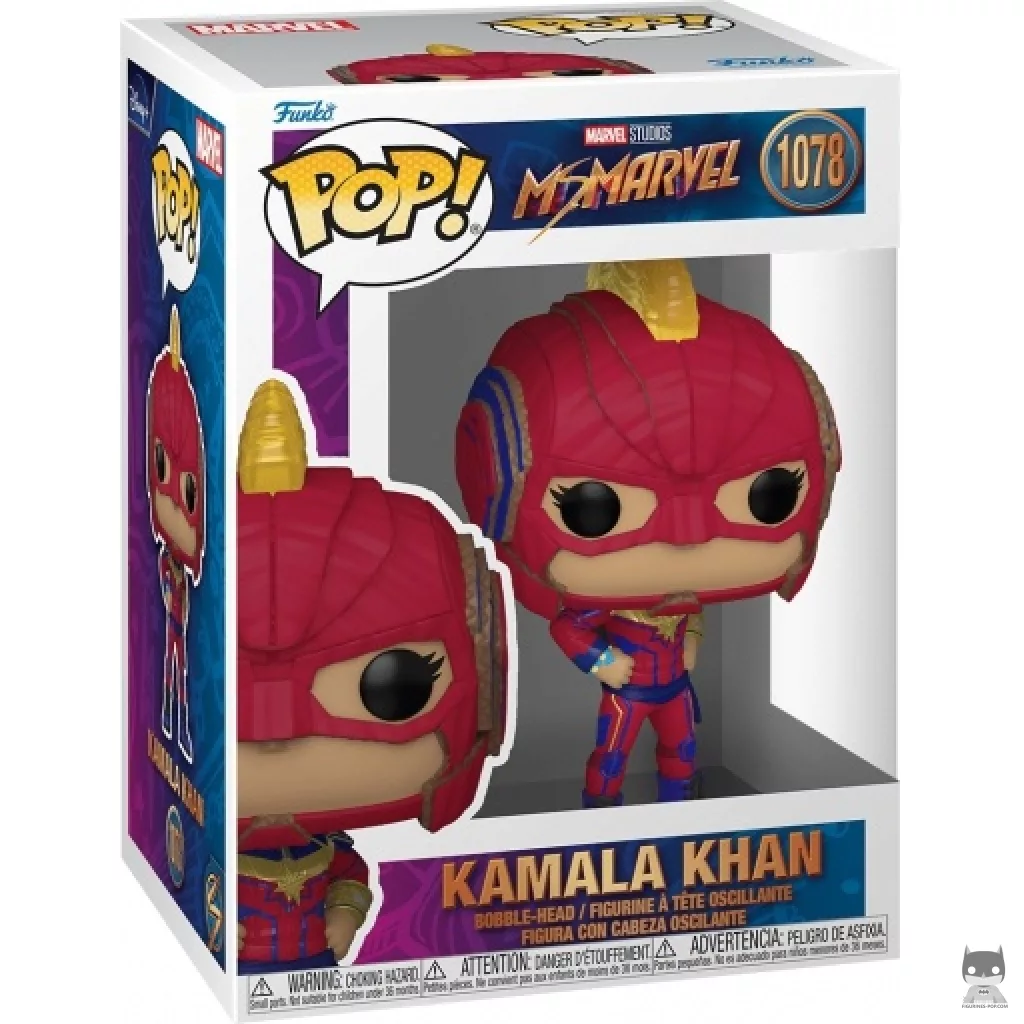 Kamala Khan Funko Pop! figure in its box