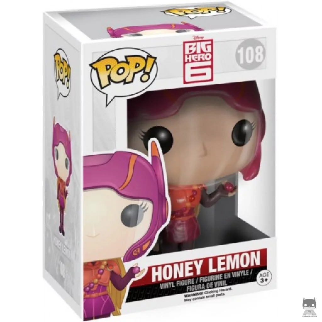 Honey Lemon Funko Pop! figure in its box