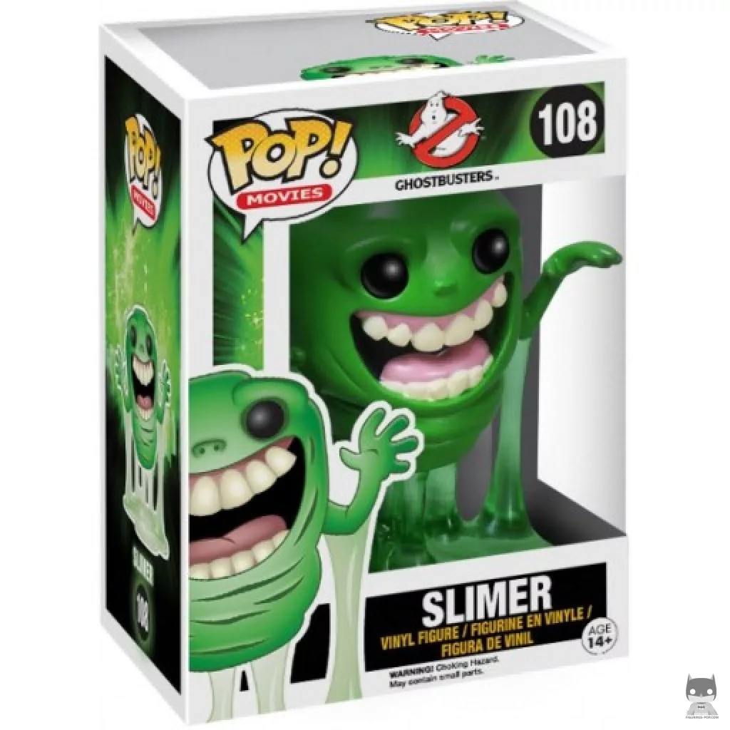 Slimer Funko Pop! figure in its box