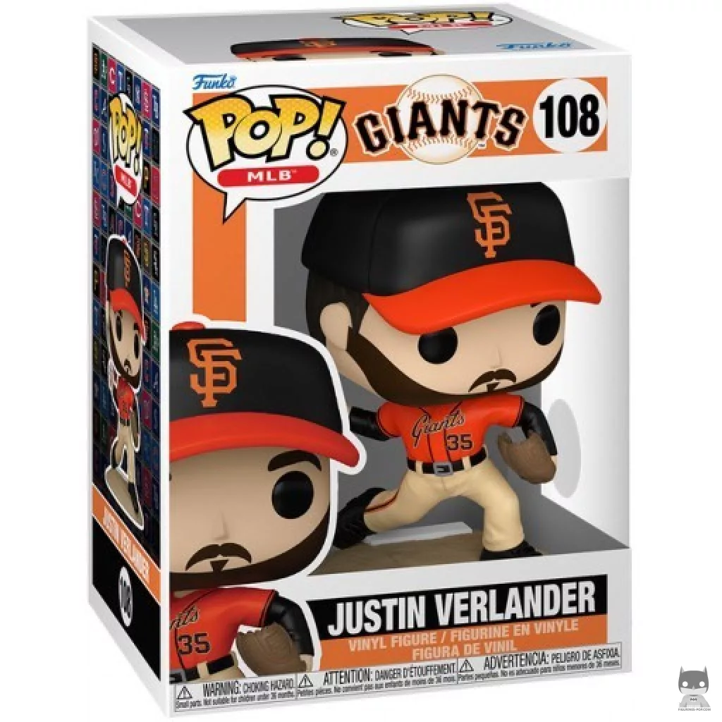 Justin Verlander Funko Pop! figure in its box