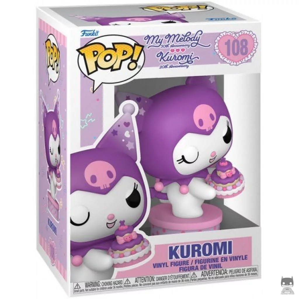 Kuromi Funko Pop! figure in its box
