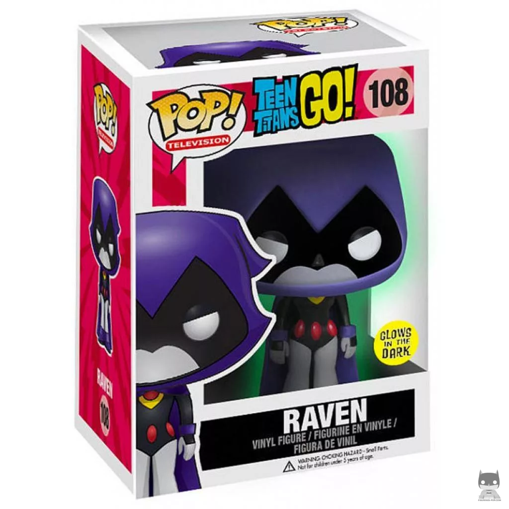 Raven (Glow in the Dark) Funko Pop! figure in its box
