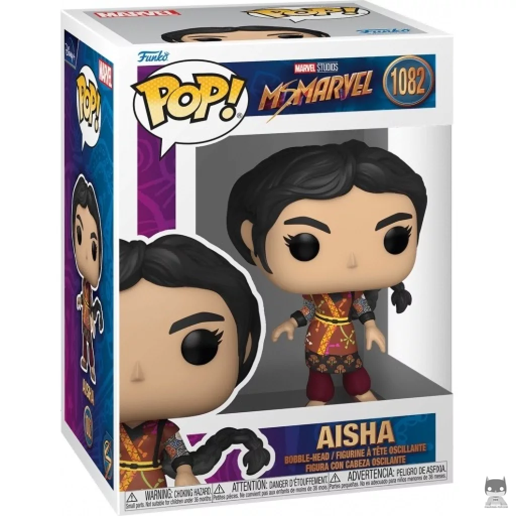 Aisha Funko Pop! figure in its box