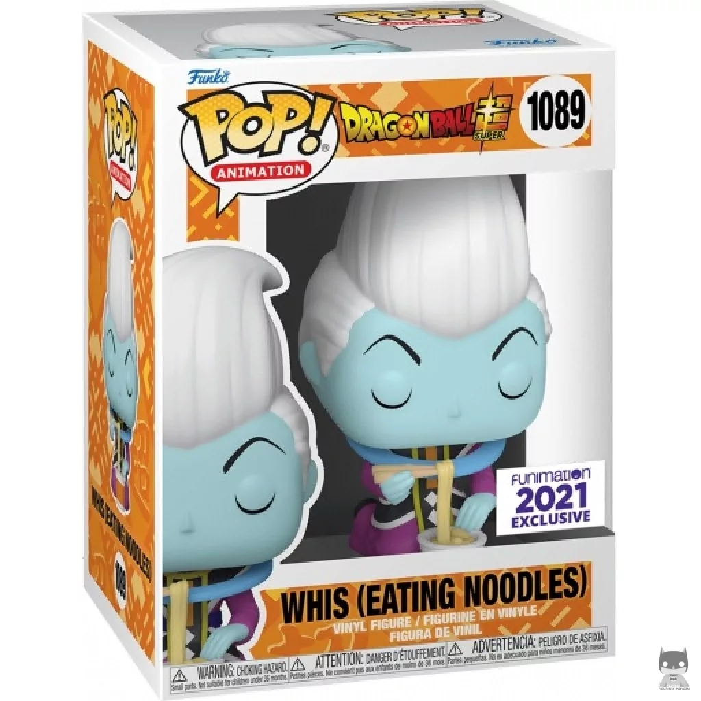 Whis Eating Noodles Funko Pop! figure in its box