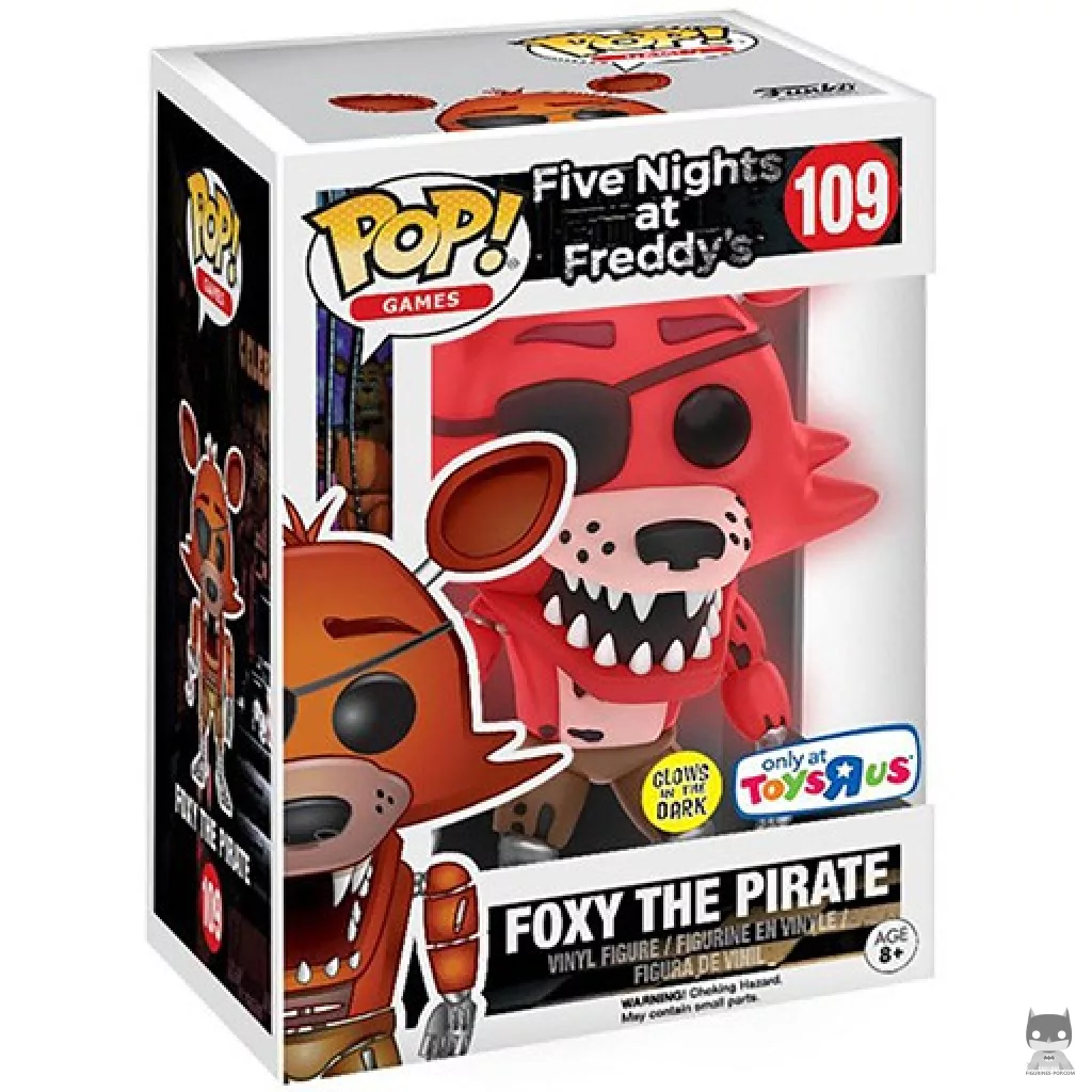 Foxy (Pirate) (Red) Funko Pop! figure in its box