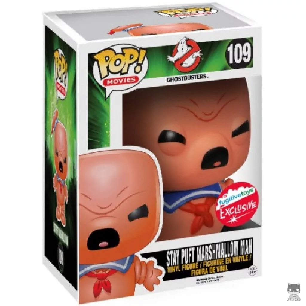 Stay Puft Marshmallow Man (Pink) (Supersized) Funko Pop! figure in its box
