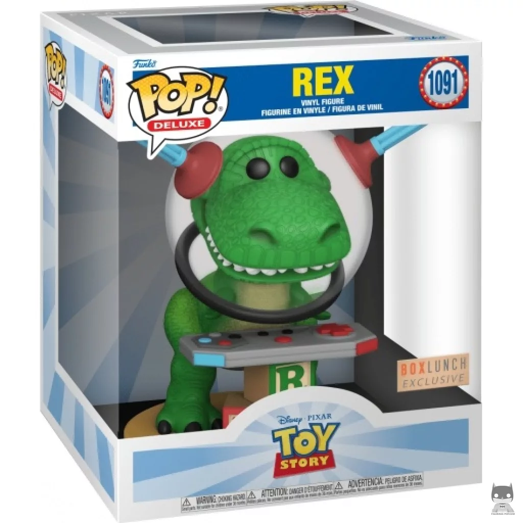 Rex Funko Pop! figure in its box