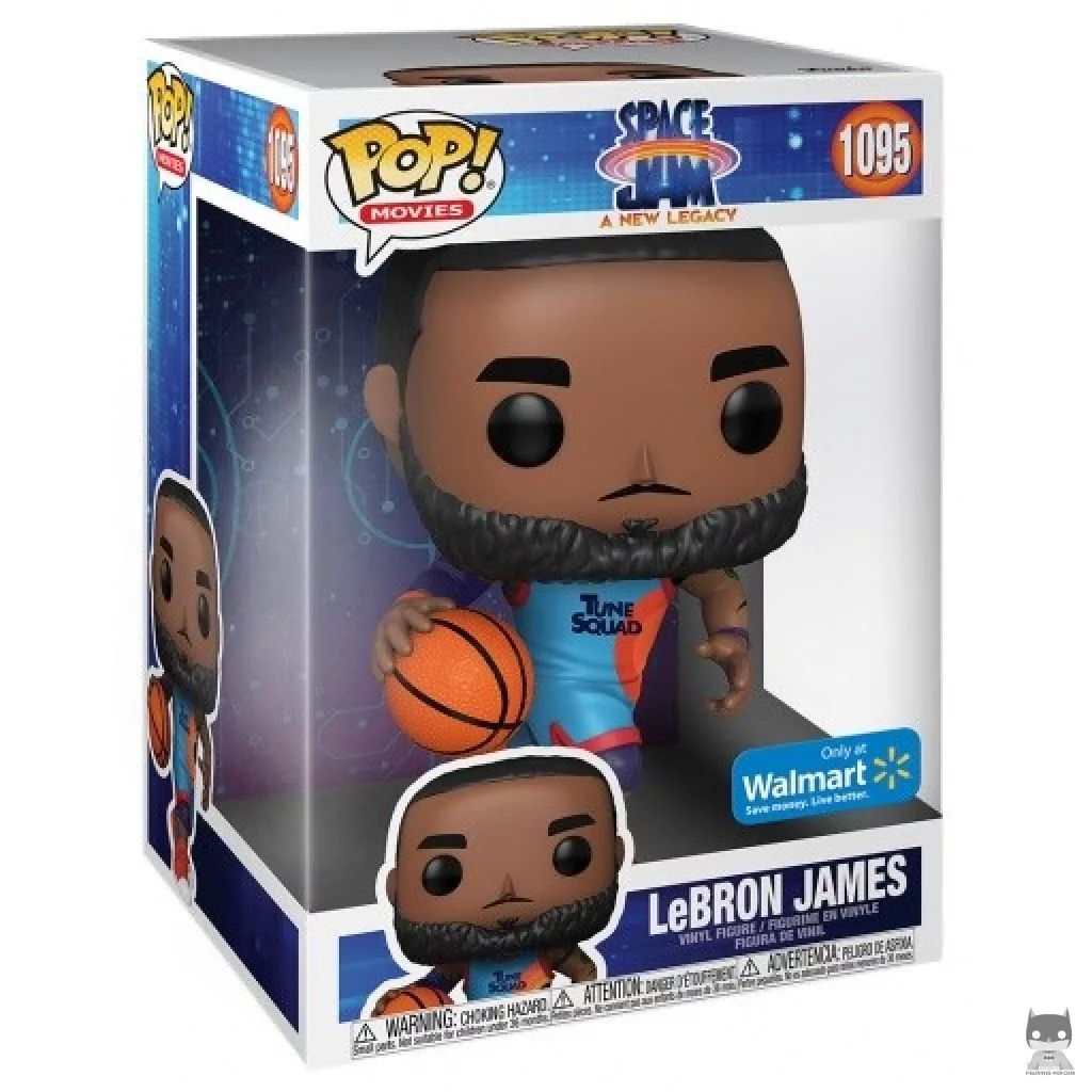 LeBron James (Supersized) Funko Pop! figure in its box