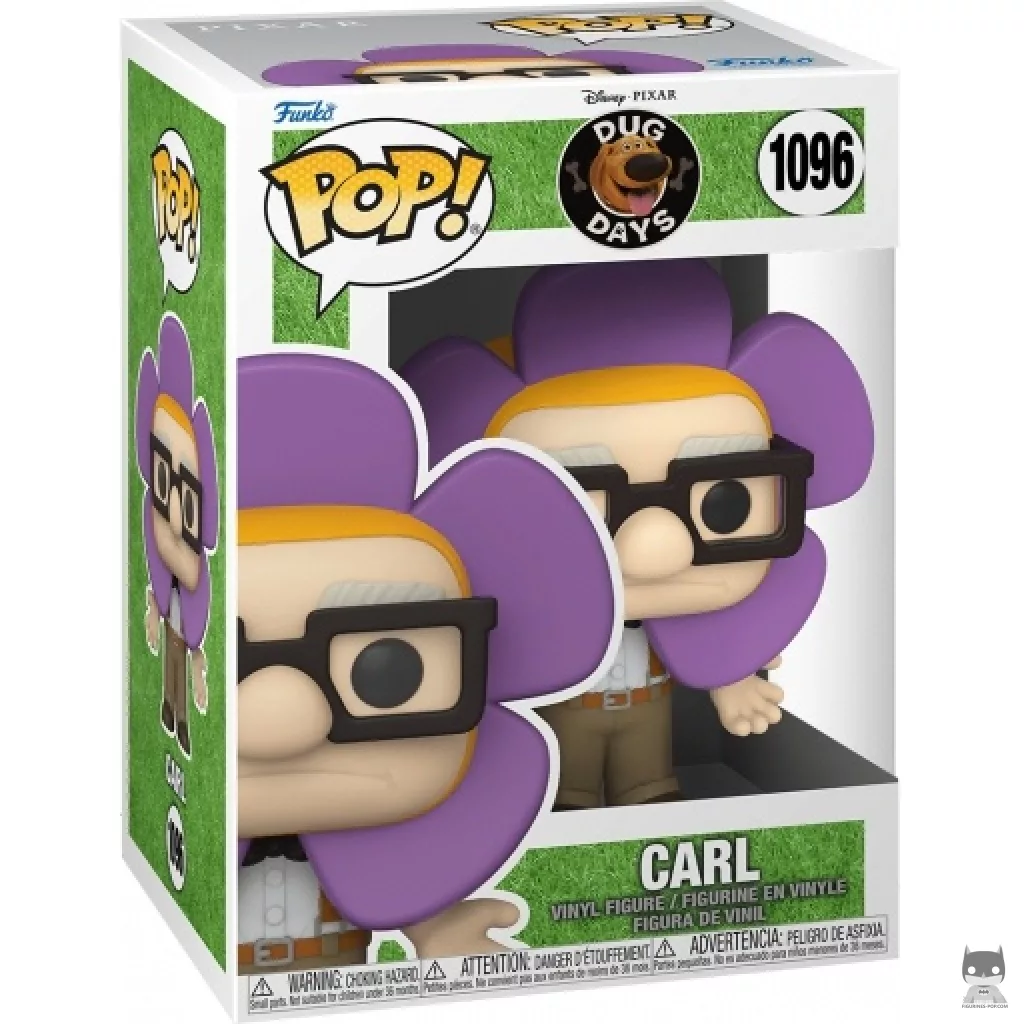 Carl Funko Pop! figure in its box