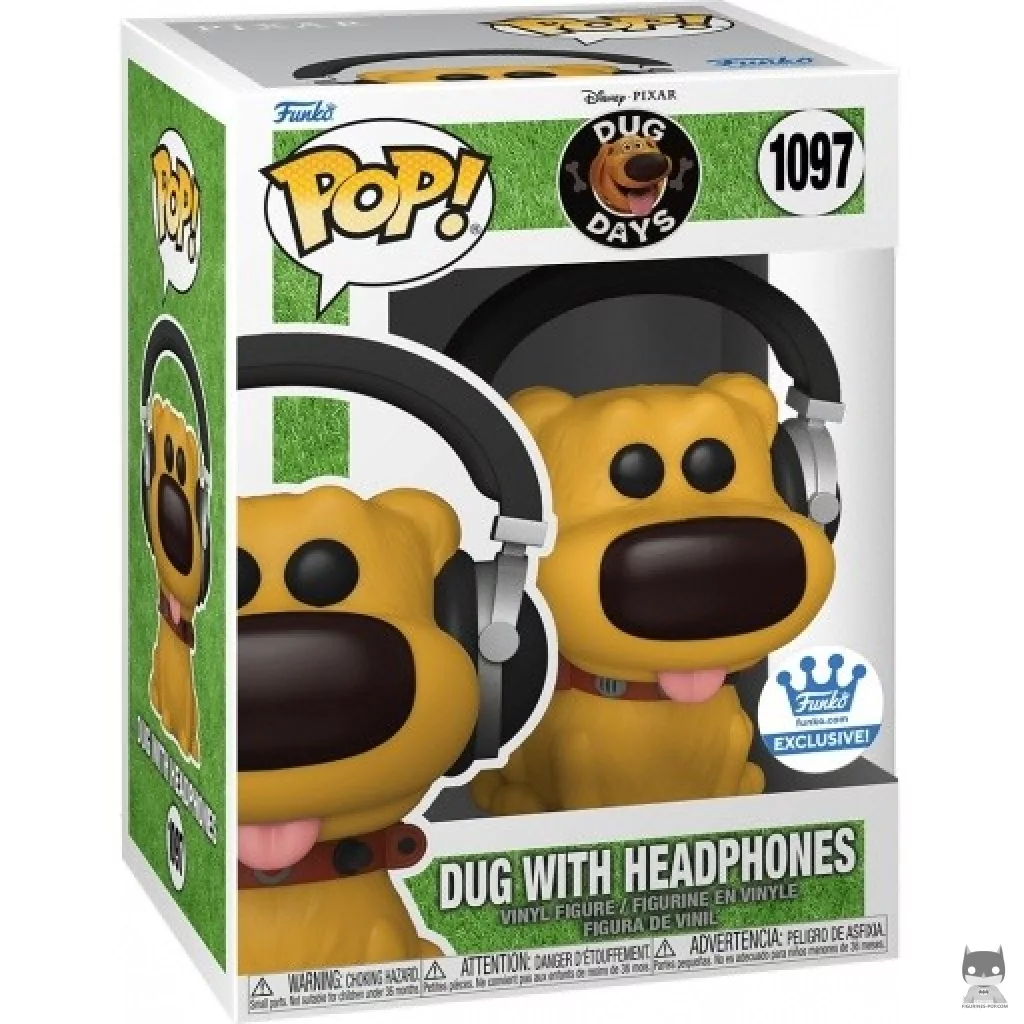 Dug with Headphones Funko Pop! figure in its box