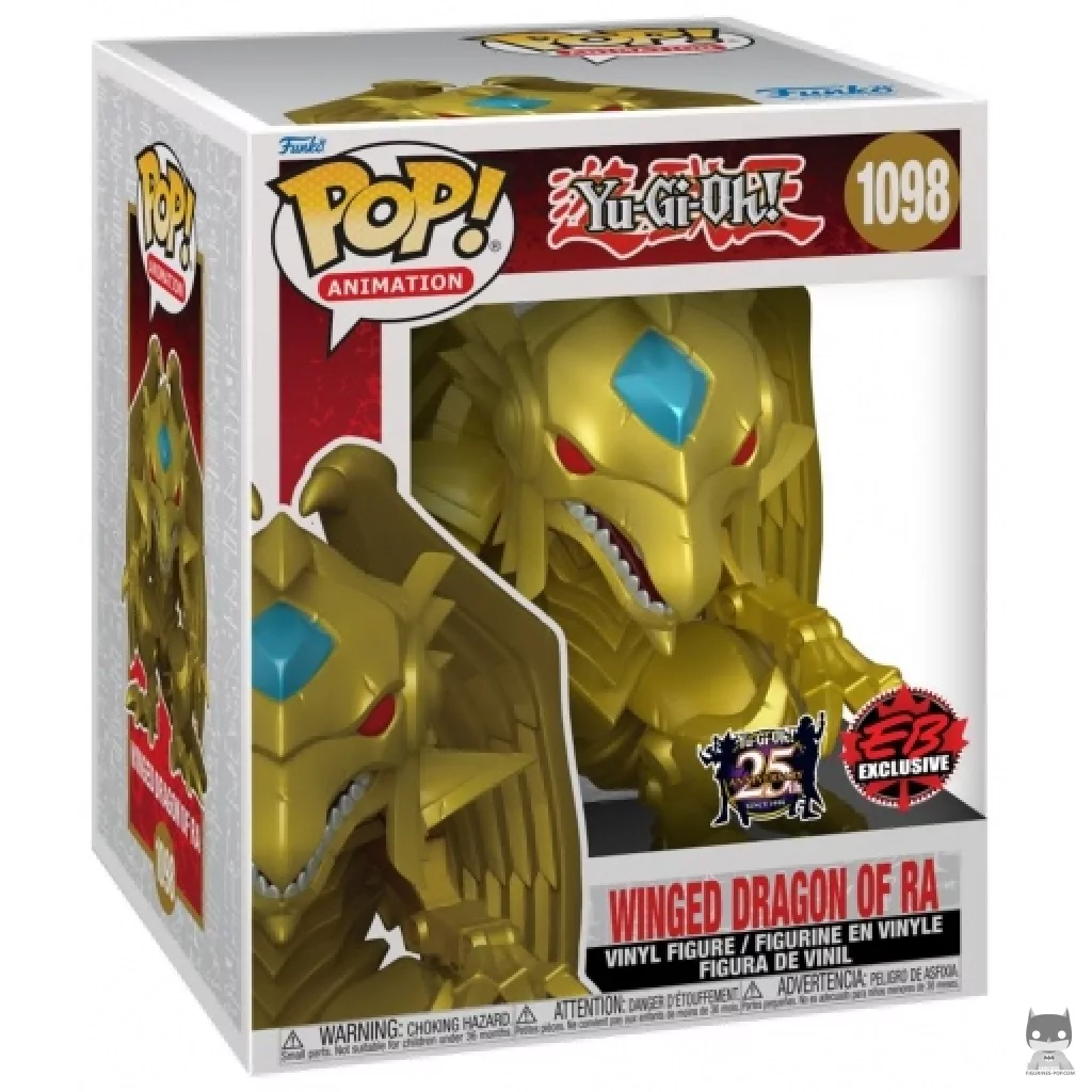 Wing Dragon of Ra (Metallic & Supersized) Funko Pop! figure in its box