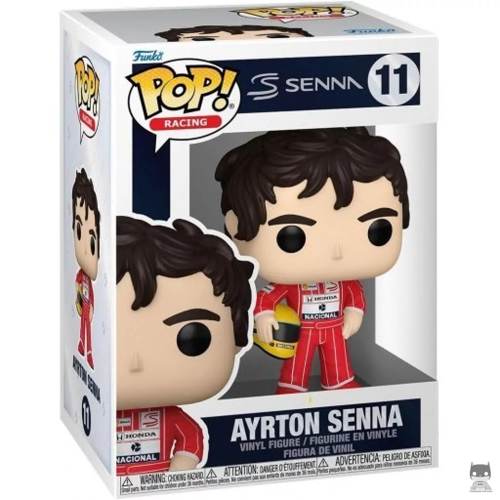 Ayrton Senna (McLaren Racing Suit) Funko Pop! figure in its box