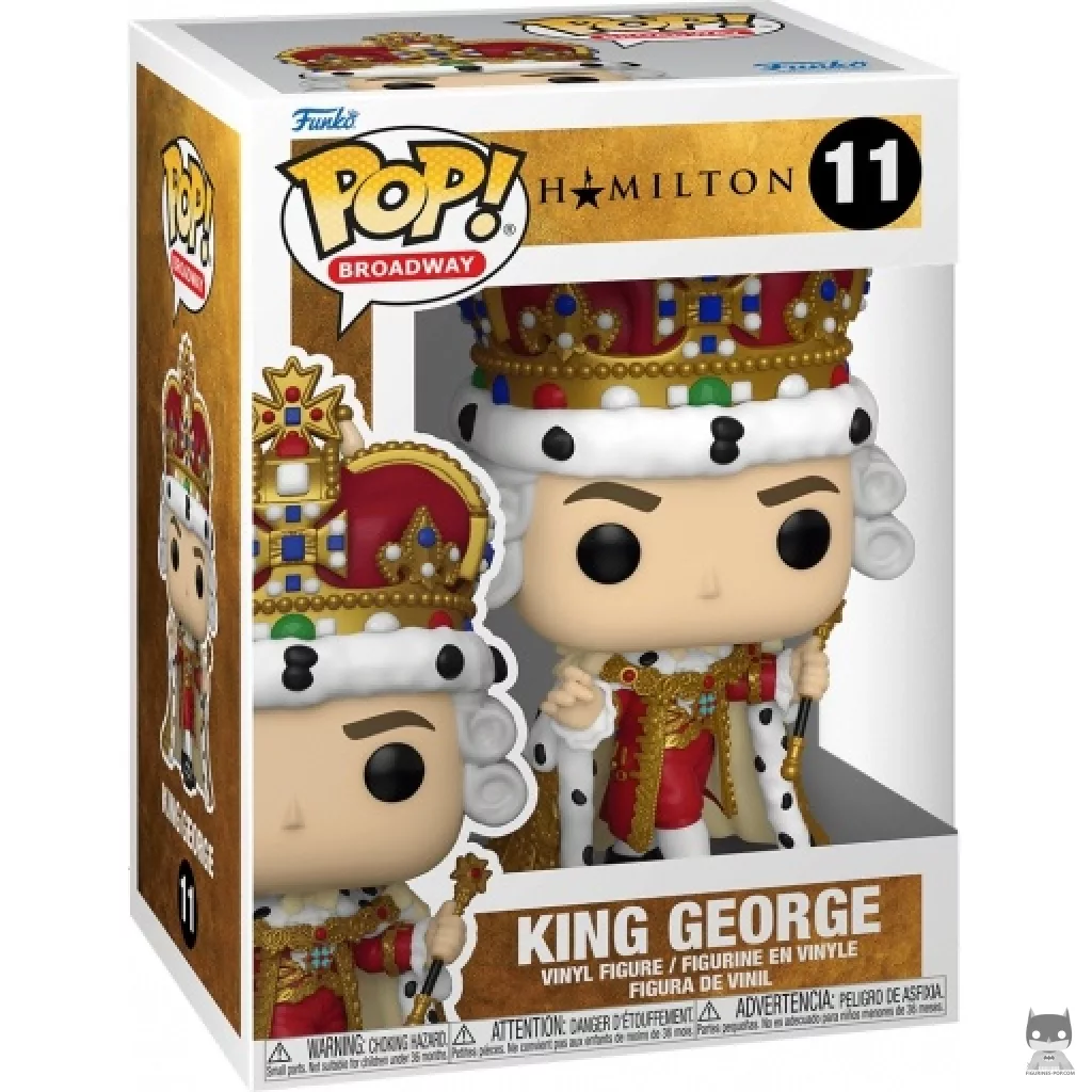 King George Funko Pop! figure in its box
