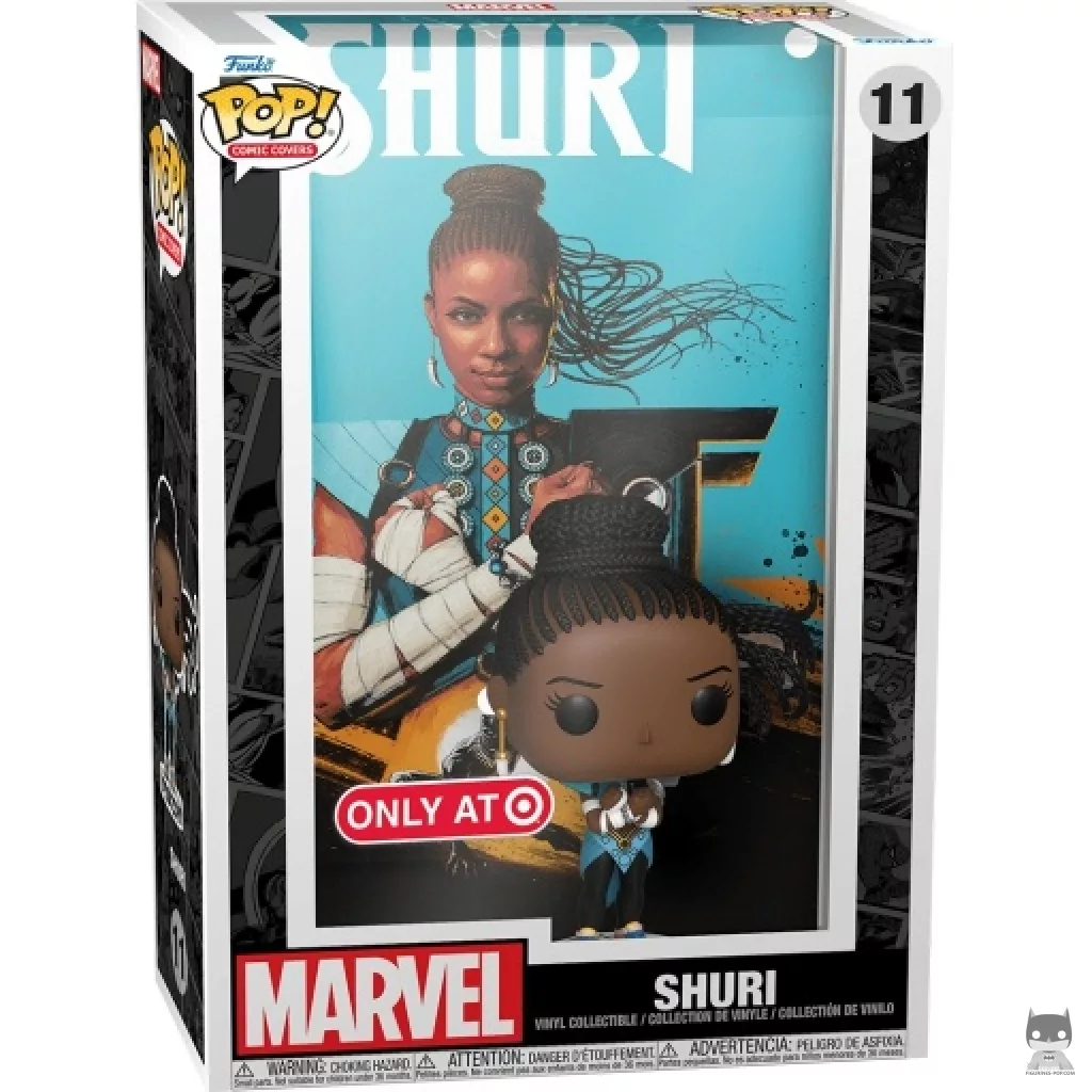 Shuri Funko Pop! figure in its box