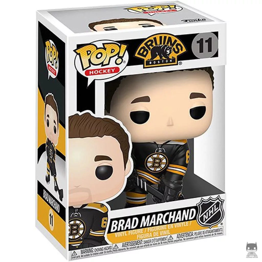 Brad Marchand Funko Pop! figure in its box