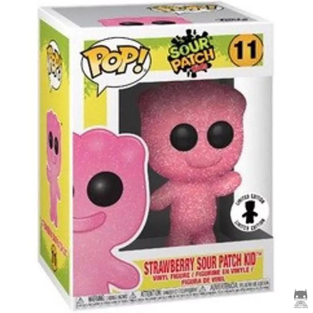 Strawberry Sour Patch Kid Funko Pop! figure in its box