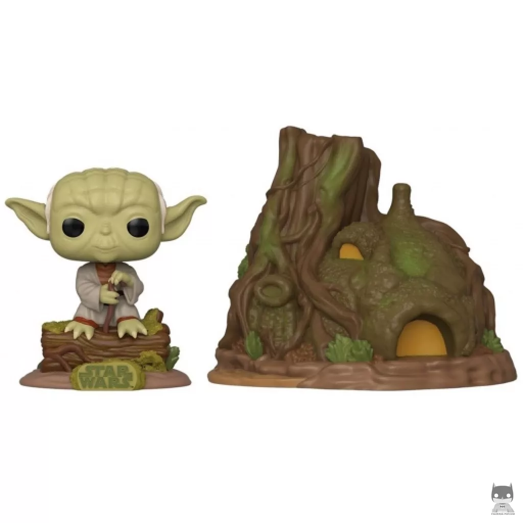 Dagobah Yoda with Hut Funko Pop! figure (Star Wars: Episode V, Empire Strikes Back)
