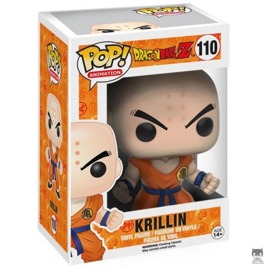 Krillin Funko Pop! figure in its box