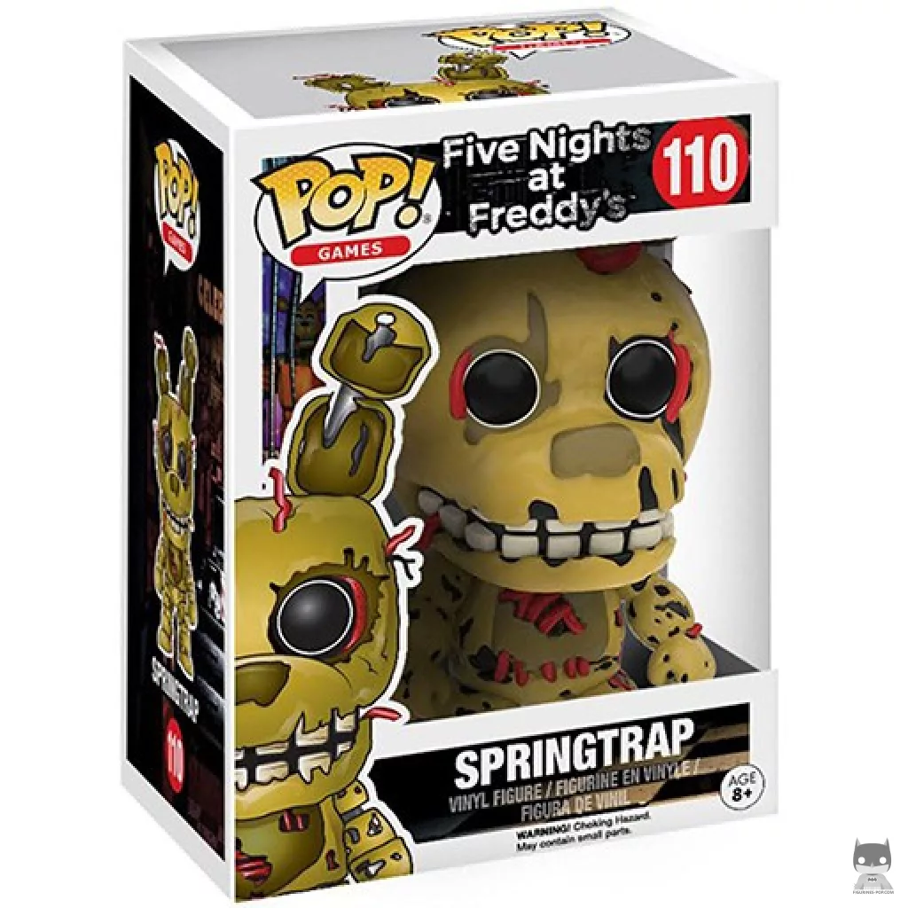 Springtrap Funko Pop! figure in its box