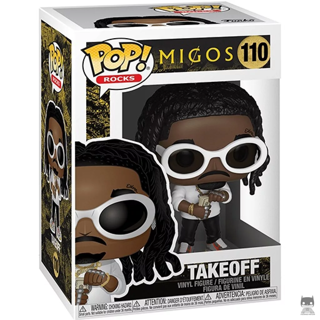 Takeoff Funko Pop! figure in its box