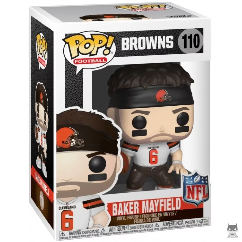 Baker Mayfield Funko Pop! figure in its box