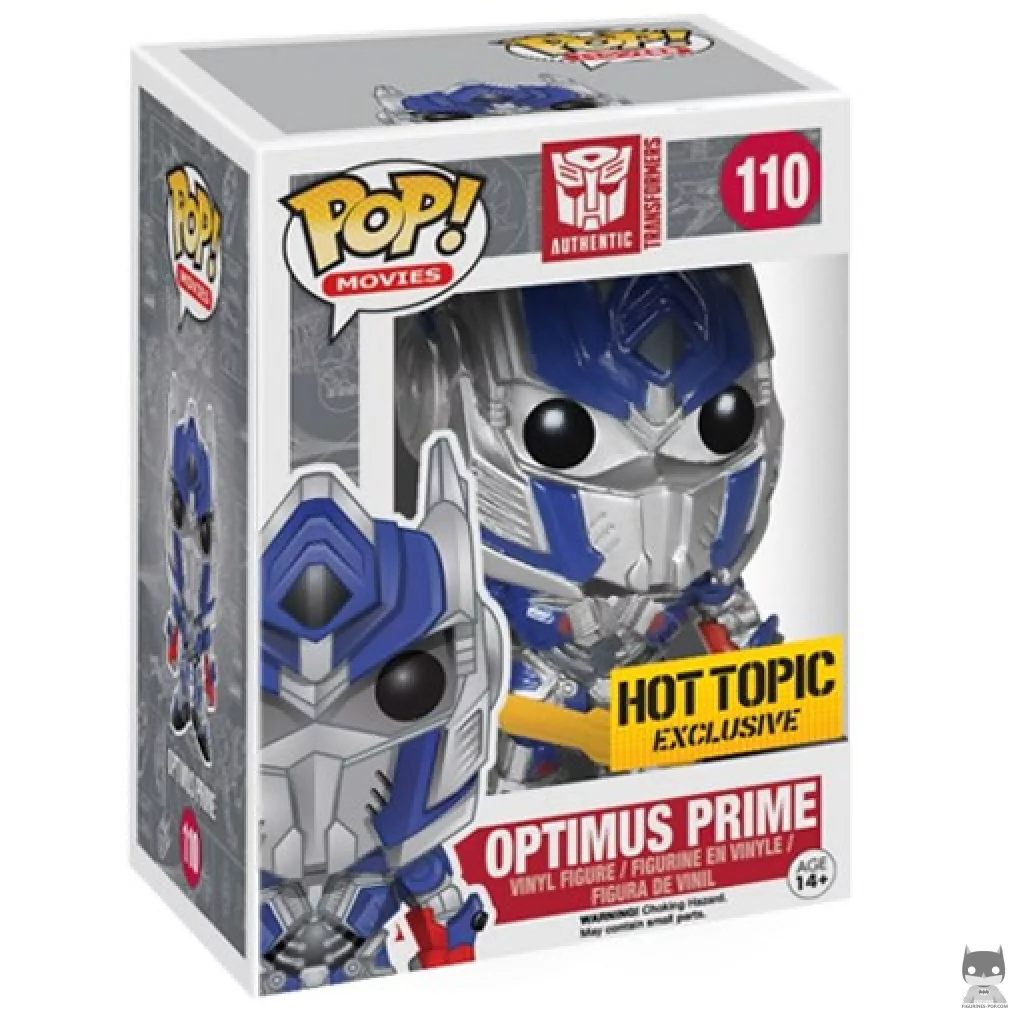 Optimus Prime Funko Pop! figure in its box