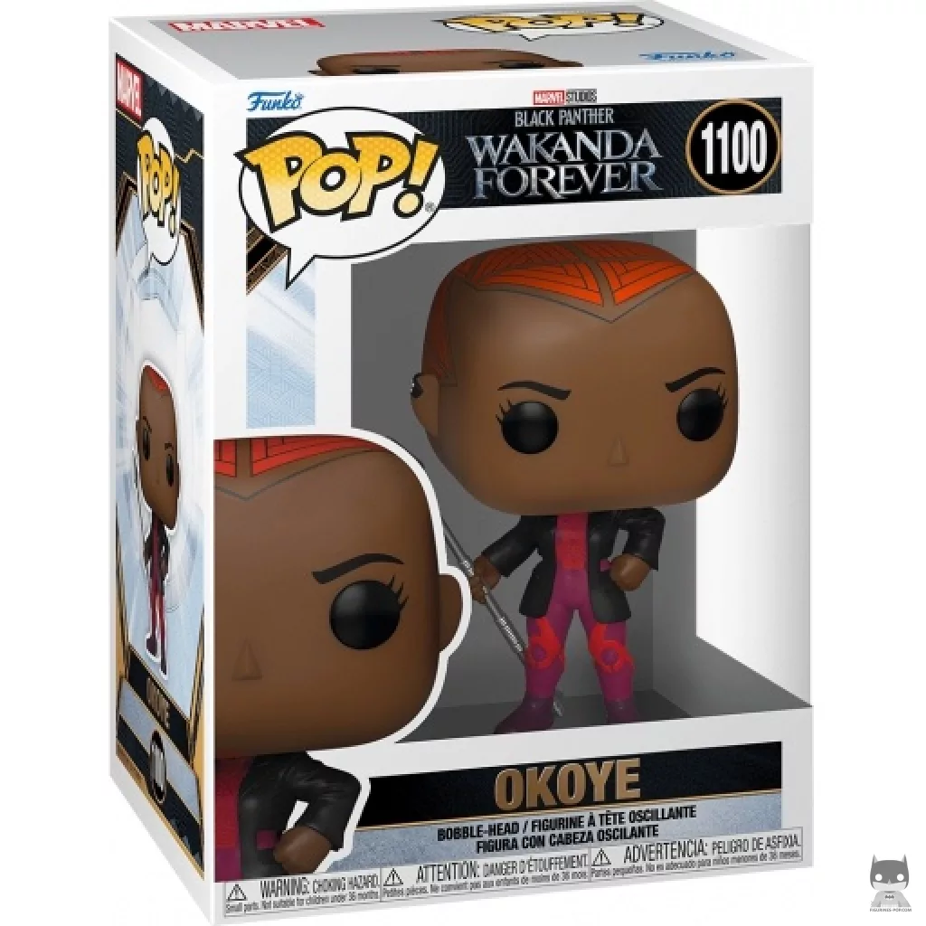 Okoye Funko Pop! figure in its box