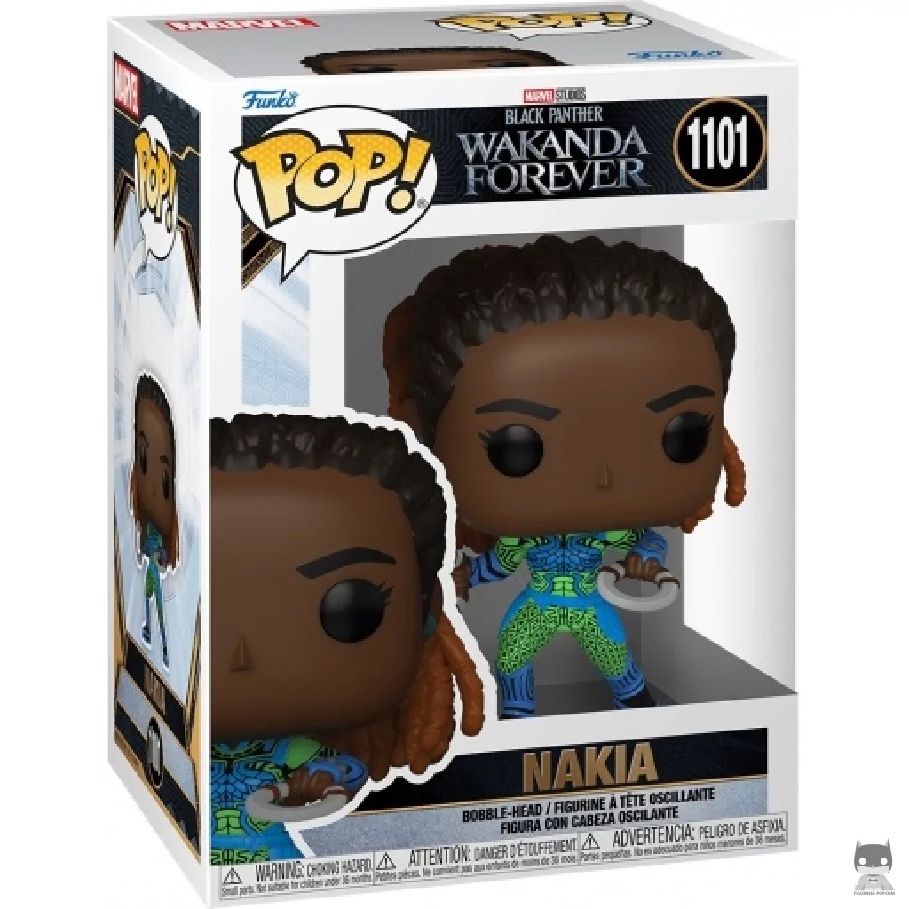 Nakia Funko Pop! figure in its box