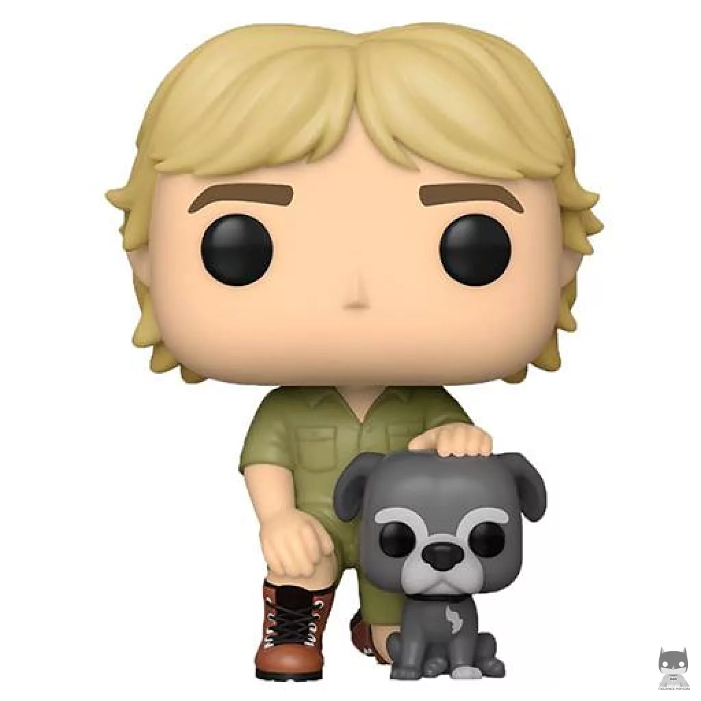 Steve Irwin with Sui Funko Pop! figure (Australia Zoo)