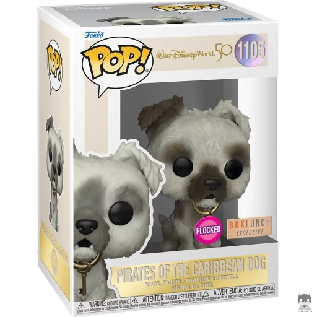 Pirates of the Caribbean Dog (Flocked) Funko Pop! figure in its box