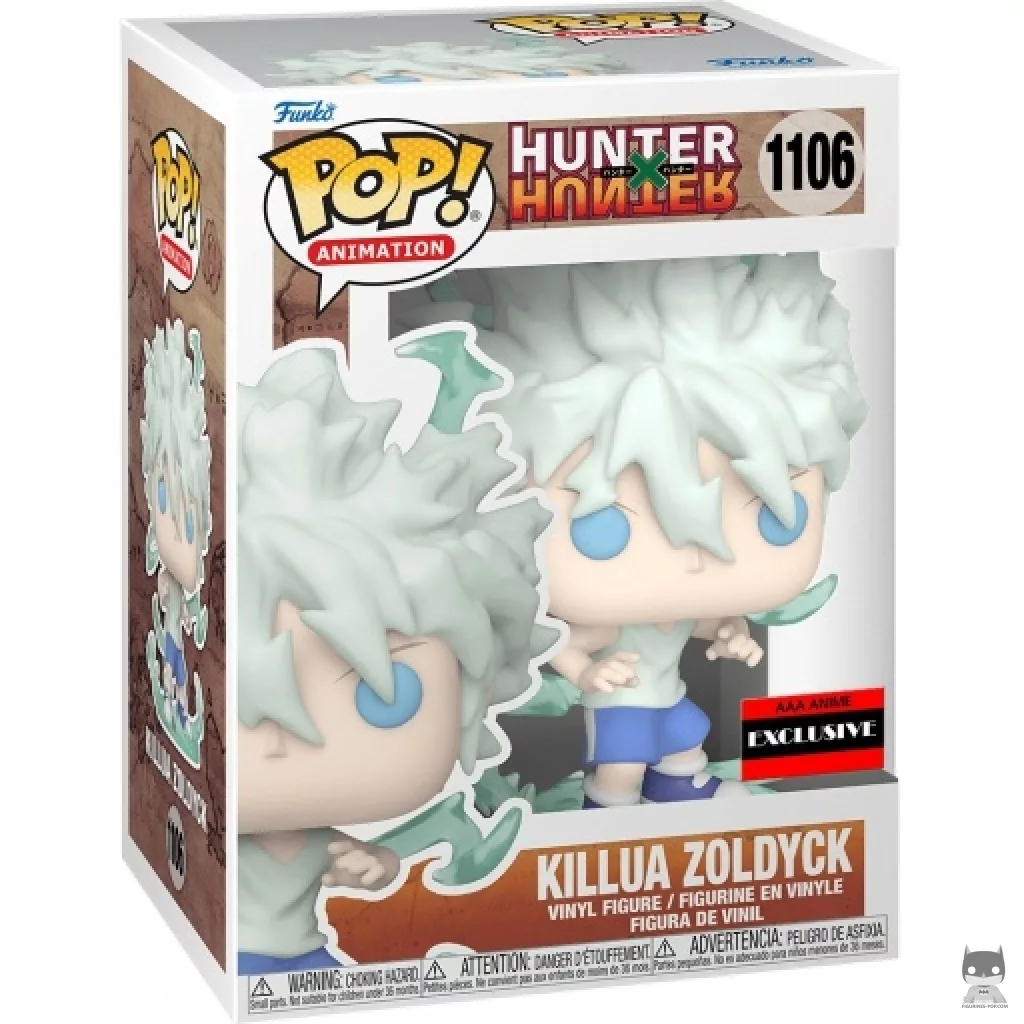 Killua Zoldyck Funko Pop! figure in its box
