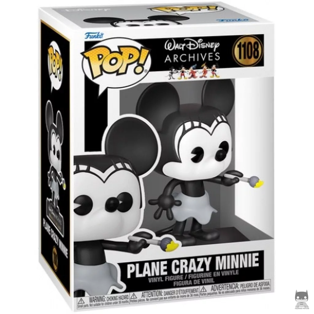 Plane Crazy Minnie 1928 Funko Pop! figure in its box