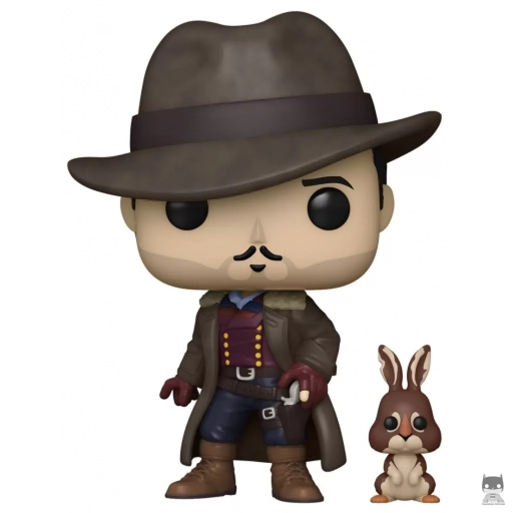Lee Scoresby with Hester Funko Pop! figure (His Dark Materials)