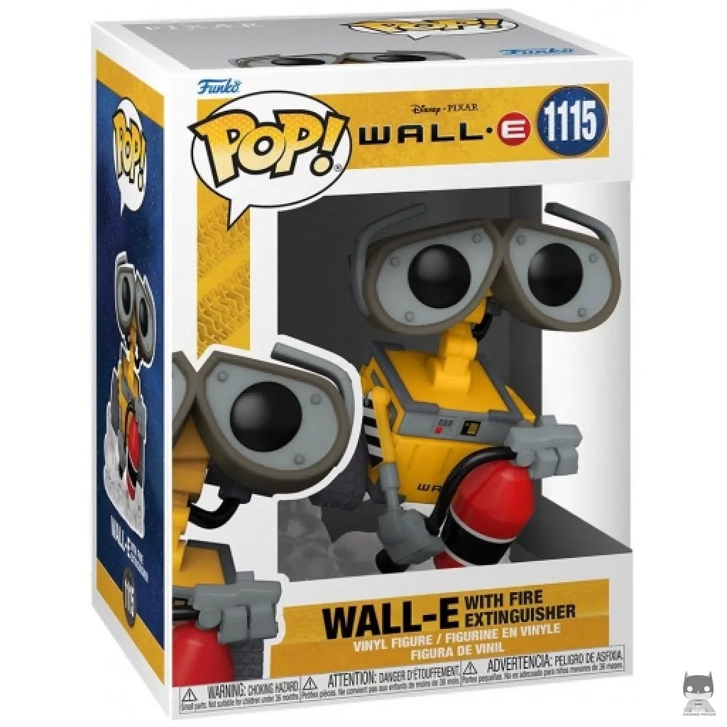 Wall-E with Fire Extinguisher Funko Pop! figure in its box