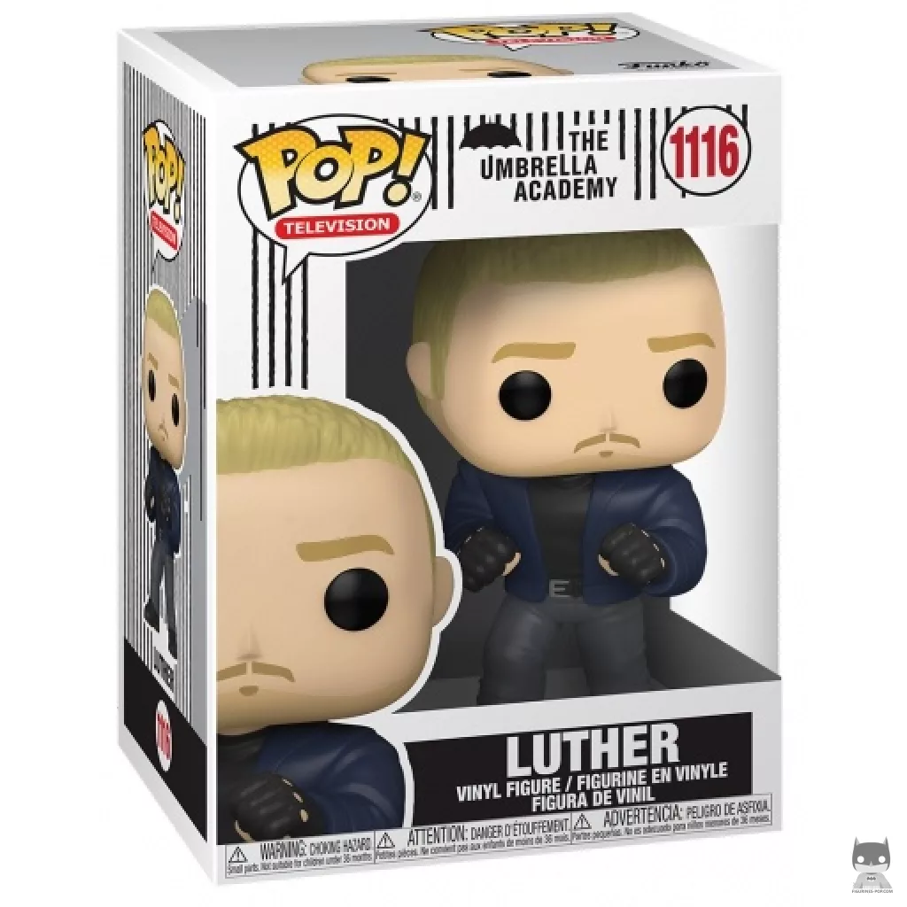 Luther Funko Pop! figure in its box