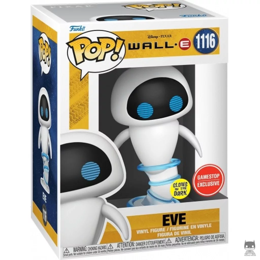 EVE (Glow in the Dark) Funko Pop! figure in its box