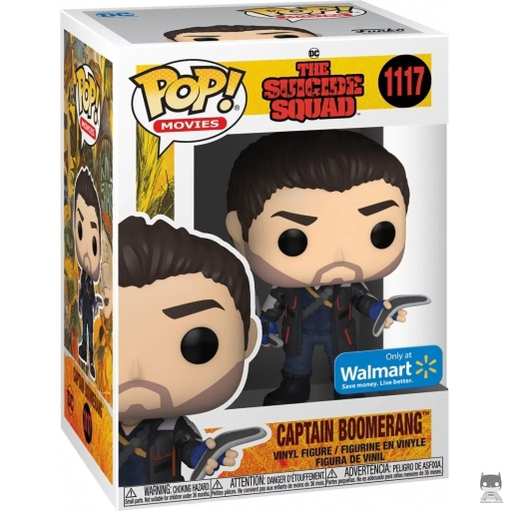 Captain Boomerang Funko Pop! figure in its box
