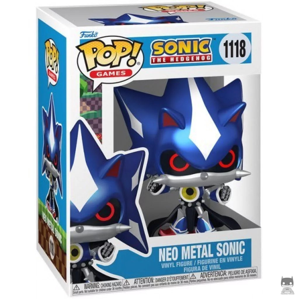 Neo Metal Sonic Funko Pop! figure in its box