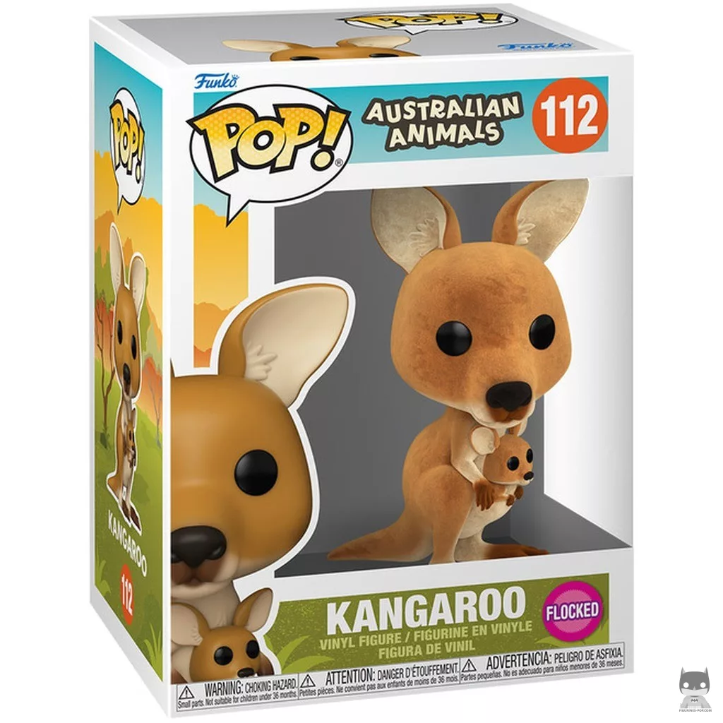 Kangaroo (Flocked) Funko Pop! figure in its box
