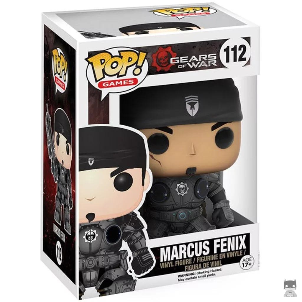 Marcus Fenix Funko Pop! figure in its box