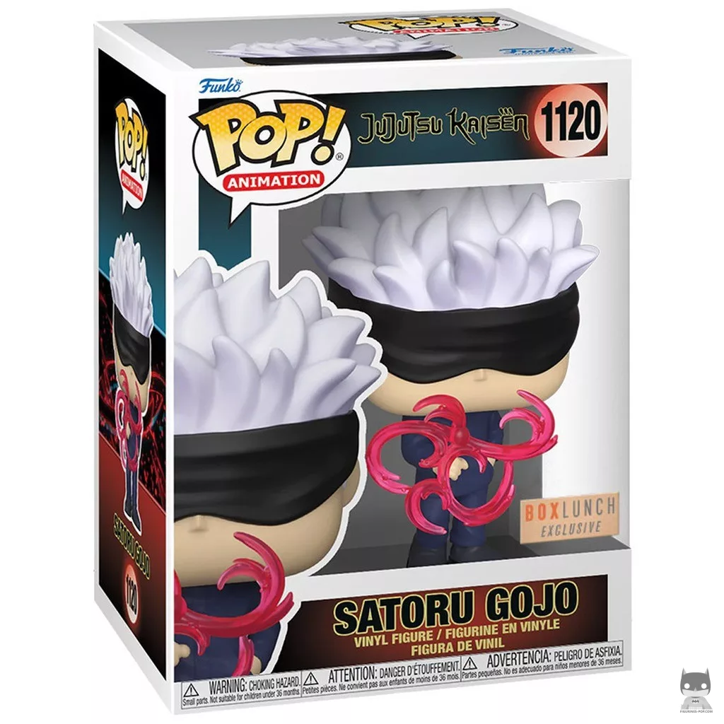 Satoru Gojo Red Technique Funko Pop! figure in its box