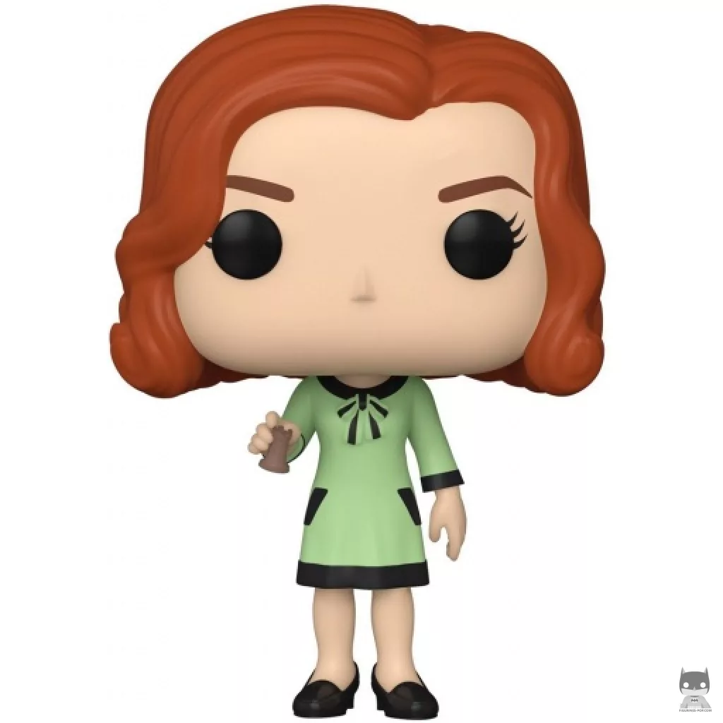 Beth Harmon with Rook Funko Pop! figure (The Queen's Gambit)