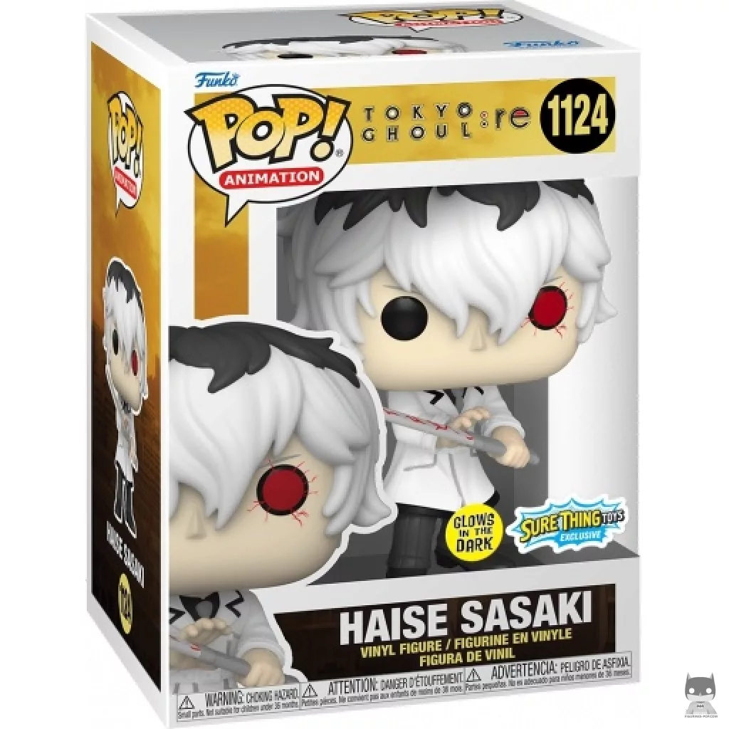 Haise Sasaki (Glow in the Dark) Funko Pop! figure in its box