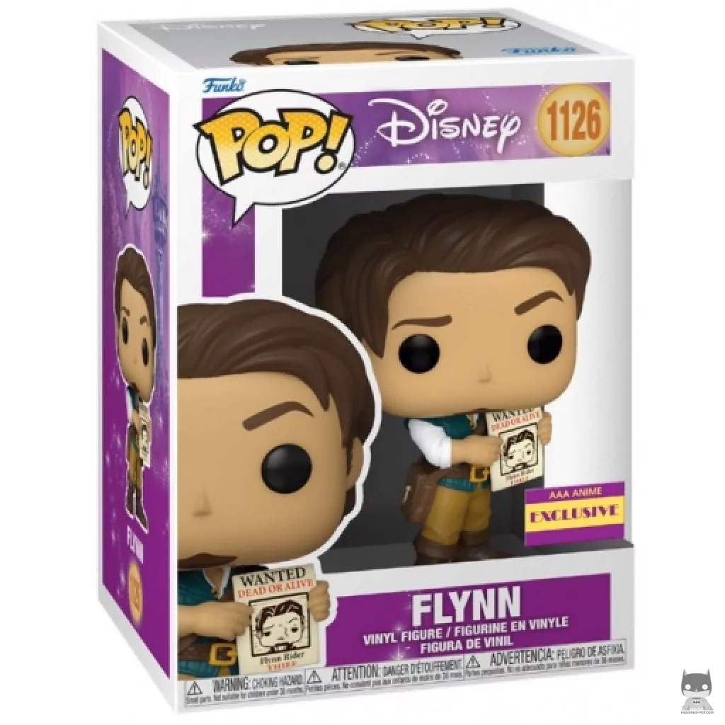 Flynn Rider Funko Pop! figure in its box