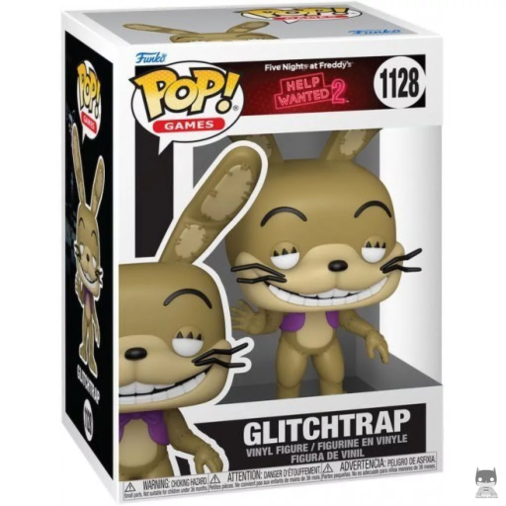 Glitchtrap Funko Pop! figure in its box