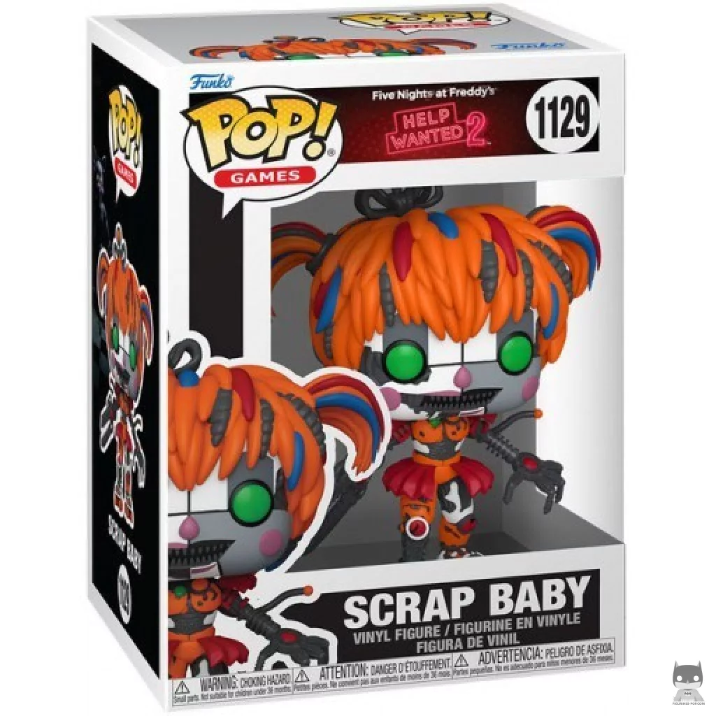 Scrap Baby Funko Pop! figure in its box