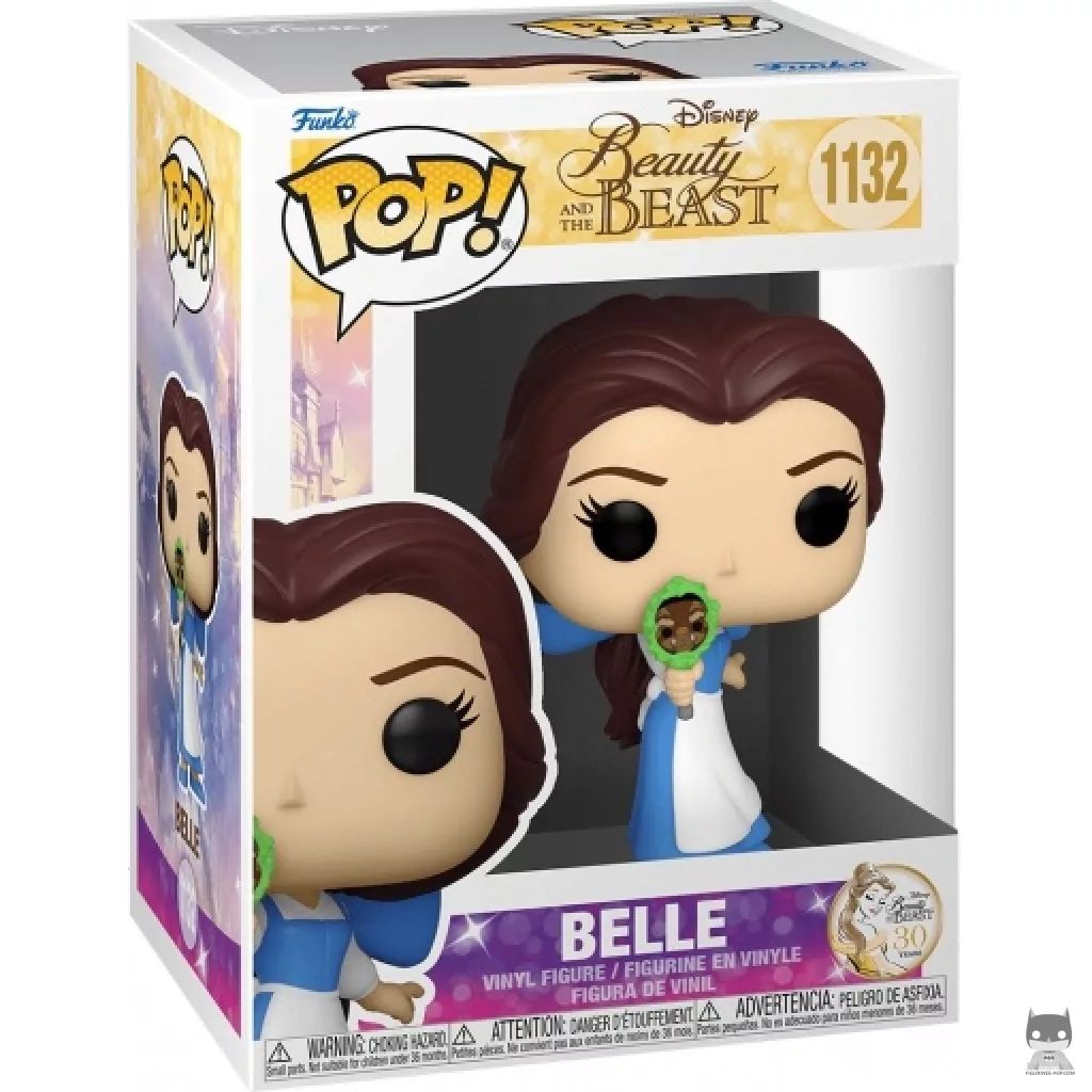 Belle with Mirror Funko Pop! figure in its box