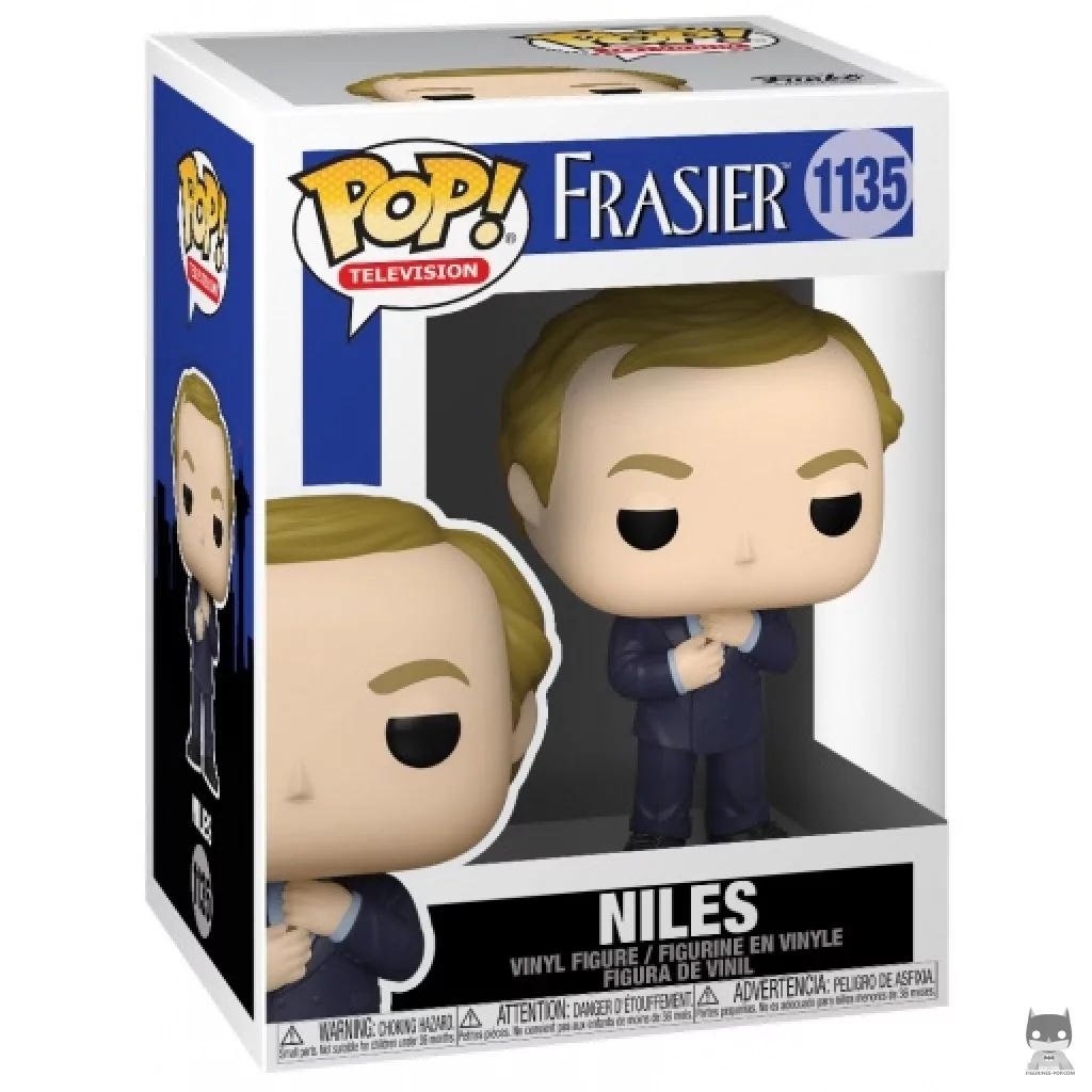 Niles Funko Pop! figure in its box