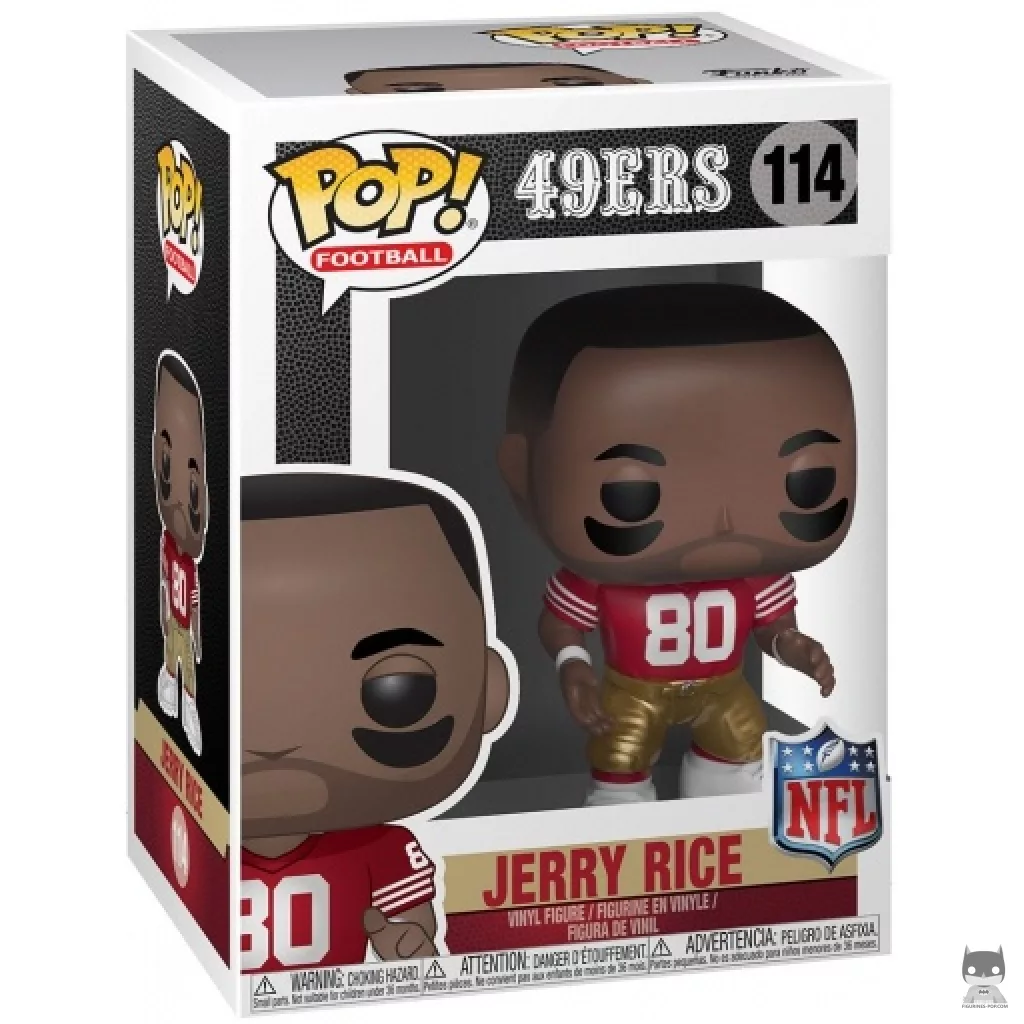 Jerry Rice Funko Pop! figure in its box